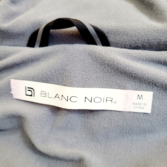 BLANC NOIR Reflective Mesh Inset Puffer Vest Running Jogging Athletic Medium - Picture 11 of 12